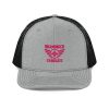 Flamingo Embroidered Brand Logo Trucker Hat | Premium