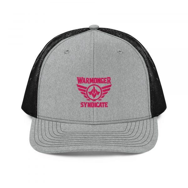 Flamingo Embroidered Brand Logo Trucker Hat | Premium