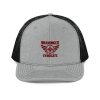 Maroon Embroidered Brand Logo Trucker Hat | Premium