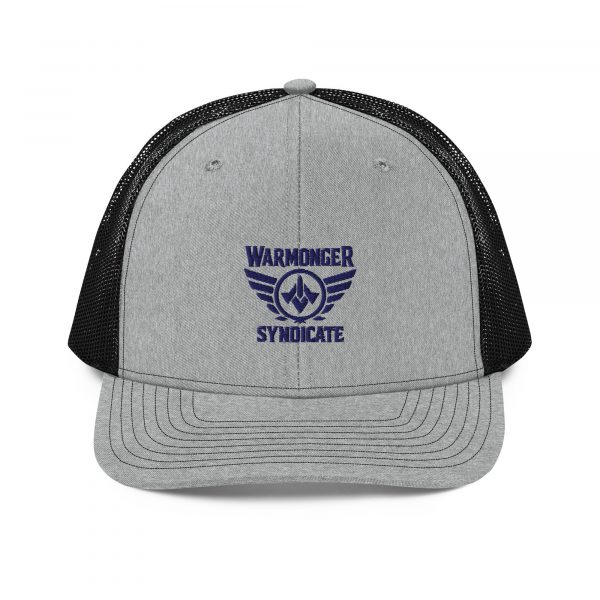Navy Embroidered Brand Logo Trucker Hat | Premium