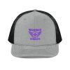 Purple Embroidered Brand Logo Trucker Hat | Premium
