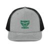 Kelly Green Embroidered Brand Logo Trucker Hat | Premium
