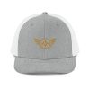 Old Gold Embroidered Logo Trucker Hat | Premium