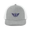 Navy Embroidered Logo Trucker Hat | Premium
