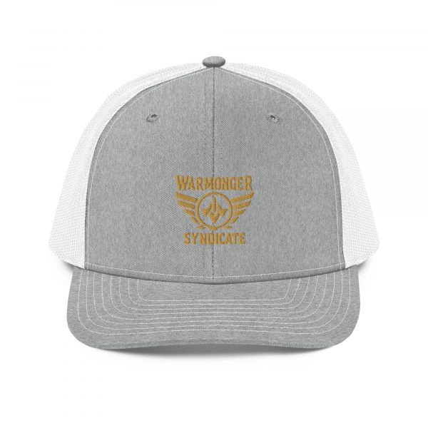 Old Gold Embroidered Brand Logo Trucker Hat | Premium