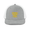 Gold Embroidered Brand Logo Trucker Hat | Premium