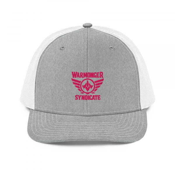 Flamingo Embroidered Brand Logo Trucker Hat | Premium