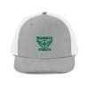 Kelly Green Embroidered Brand Logo Trucker Hat | Premium