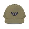 Navy Embroidered Logo Trucker Hat | Premium