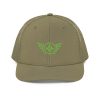 Kiwi Green Embroidered Logo Trucker Hat | Premium