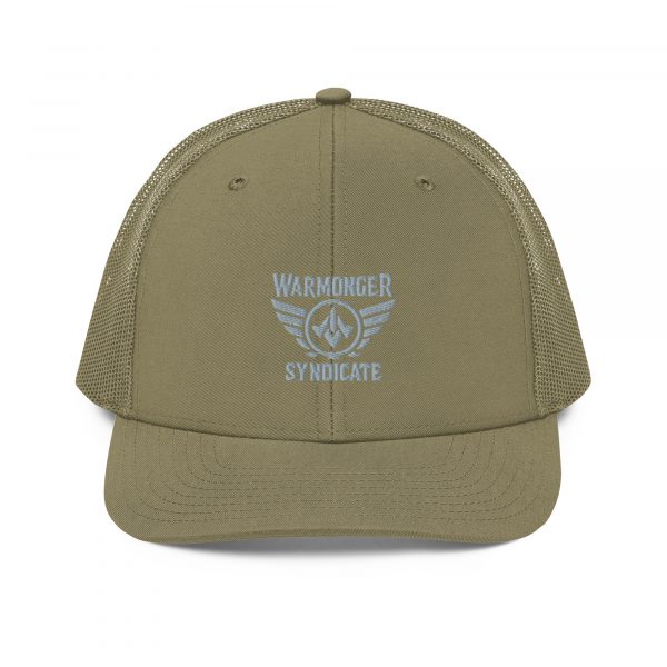 Grey Embroidered Brand Logo Trucker Hat | Premium
