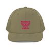 Flamingo Embroidered Brand Logo Trucker Hat | Premium
