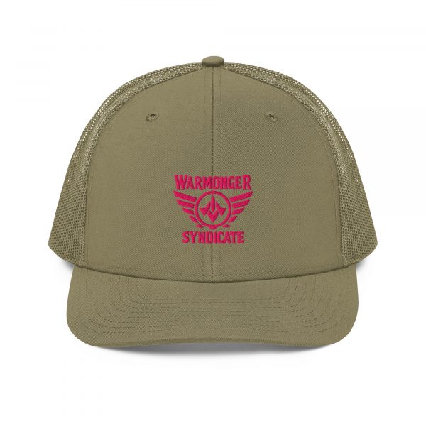 Flamingo Embroidered Brand Logo Trucker Hat | Premium