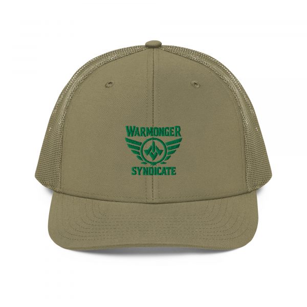 Kelly Green Embroidered Brand Logo Trucker Hat | Premium