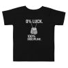 toddler-staple-tee-black-front-68bcd2cc7131a.jpg 0% Luck 100% Discipline Toddler Tee | Premium | 2-5T
