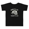 toddler-staple-tee-black-front-68bcd332d6ccc.jpg Born To Lag Trained To Lead Toddler Tee | Premium | 2-5T