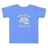 toddler-staple-tee-heather-columbia-blue-front-68bcd332d7e1b.jpg Born To Lag Trained To Lead Toddler Tee | Premium | 2-5T