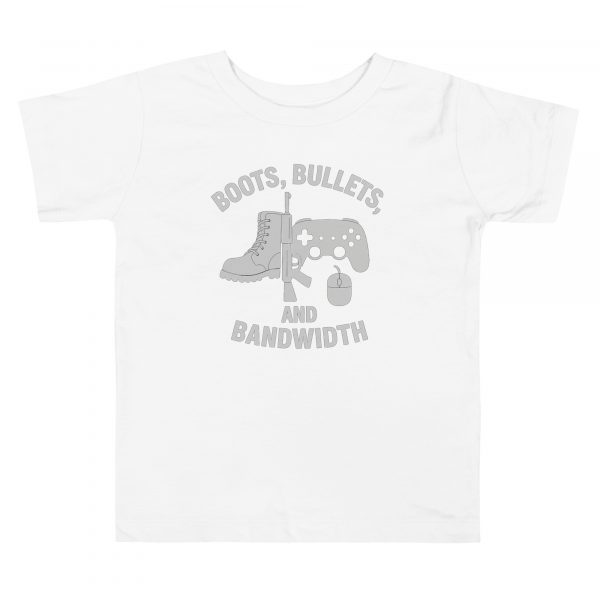 Boots, Bullets, and Bandwidth Toddler Tee | Premium | 2-5T