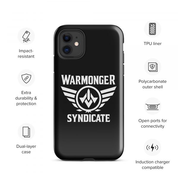 WMS Rugged Case | iPhone® | Brand | Black/ White