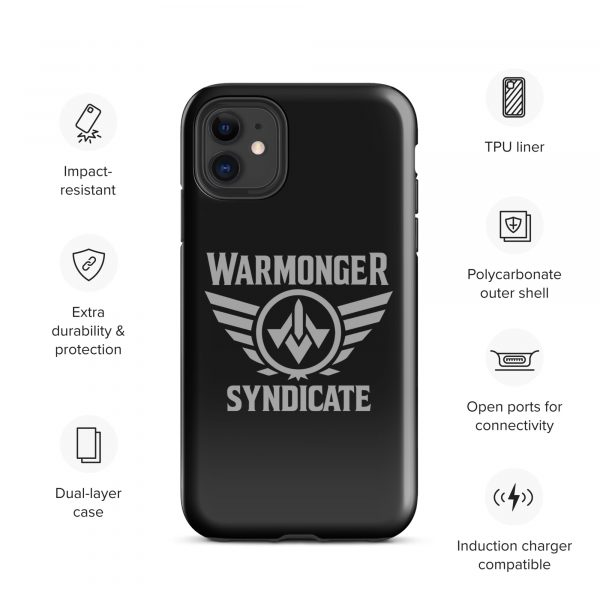 WMS Rugged Case | iPhone® | Brand | Black/ Grey