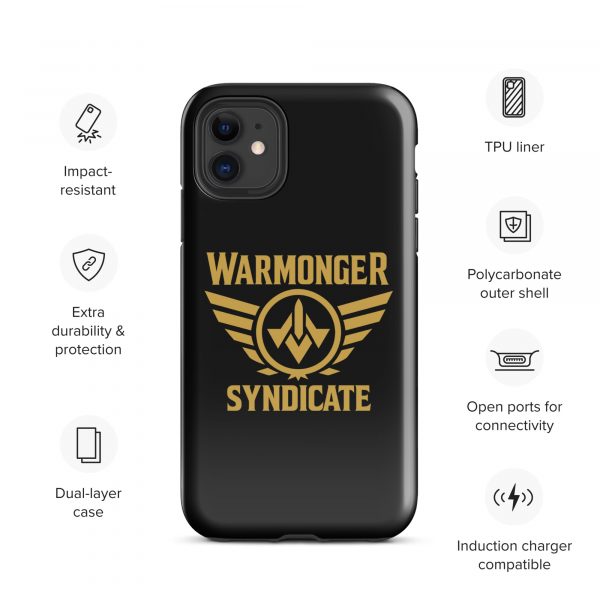 WMS Rugged Case | iPhone® | Brand | Black/ Gold