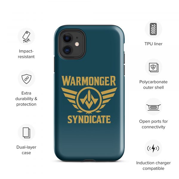 WMS Rugged Case | iPhone® | Brand | U.S. Navy/ Gold