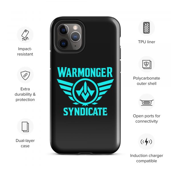 WMS Rugged Case | iPhone® | Brand | Black/ Aqua