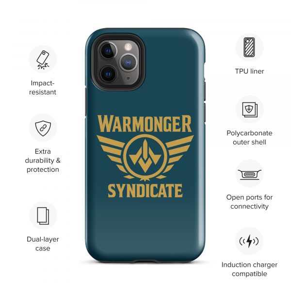 WMS Rugged Case | iPhone® | Brand | U.S. Navy/ Gold