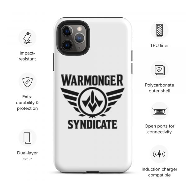WMS Rugged Case | iPhone® | Brand | White/ Black