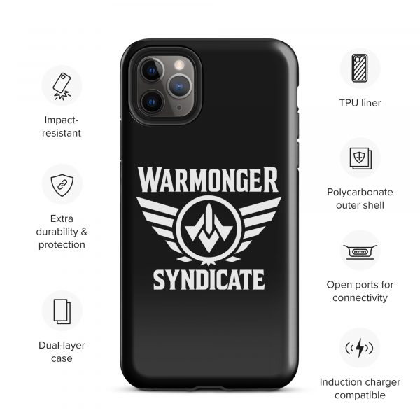 WMS Rugged Case | iPhone® | Brand | Black/ White