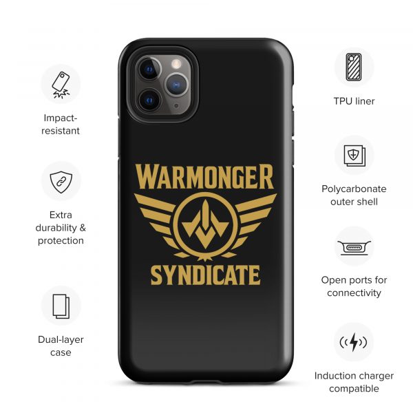 WMS Rugged Case | iPhone® | Brand | Black/ Gold
