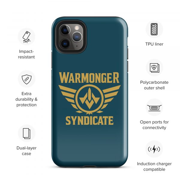 WMS Rugged Case | iPhone® | Brand | U.S. Navy/ Gold