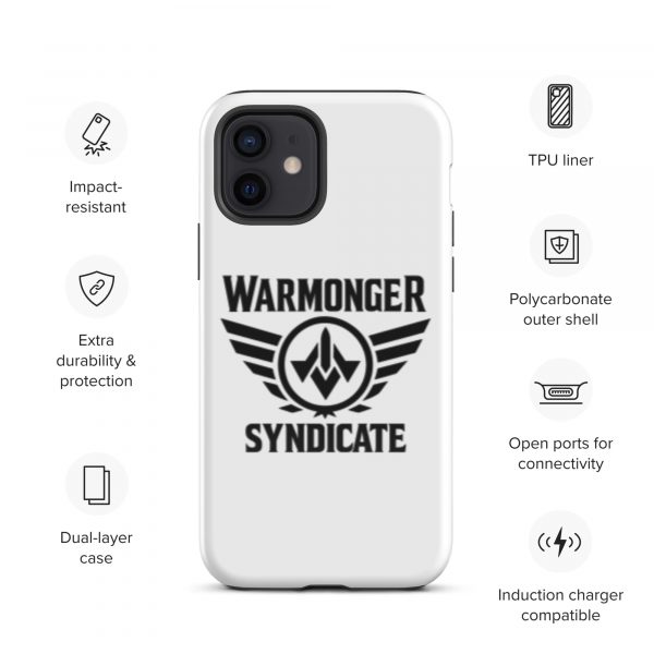 WMS Rugged Case | iPhone® | Brand | White/ Black