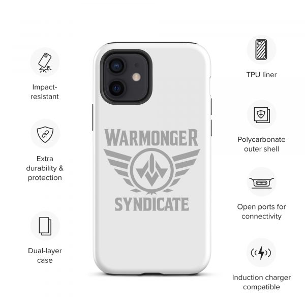 WMS Rugged Case | iPhone® | Brand | White/ Grey