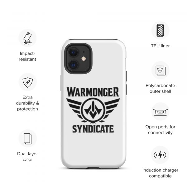 WMS Rugged Case | iPhone® | Brand | White/ Black
