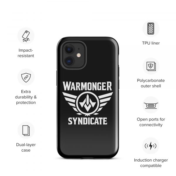 WMS Rugged Case | iPhone® | Brand | Black/ White