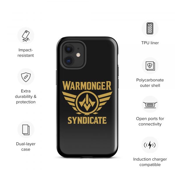 WMS Rugged Case | iPhone® | Brand | Black/ Gold