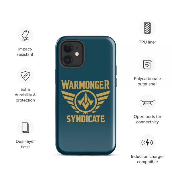 WMS Rugged Case | iPhone® | Brand | U.S. Navy/ Gold