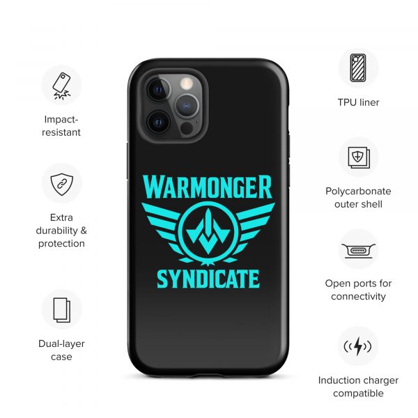WMS Rugged Case | iPhone® | Brand | Black/ Aqua