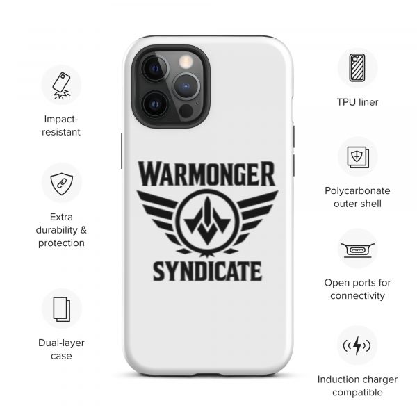 WMS Rugged Case | iPhone® | Brand | White/ Black