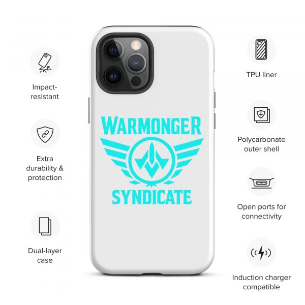 WMS Rugged Case | iPhone® | Brand | White/ Aqua