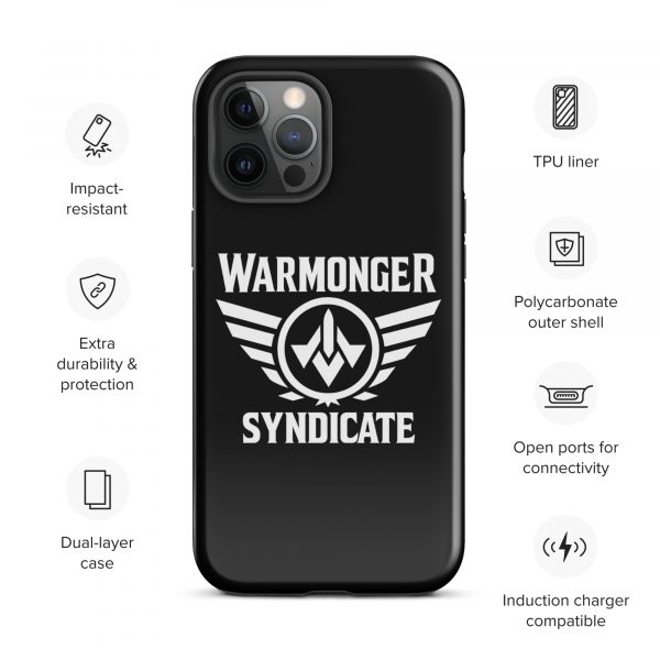 WMS Rugged Case | iPhone® | Brand | Black/ White