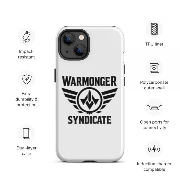 WMS Rugged Case | iPhone® | Brand | White/ Black