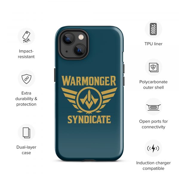 WMS Rugged Case | iPhone® | Brand | U.S. Navy/ Gold