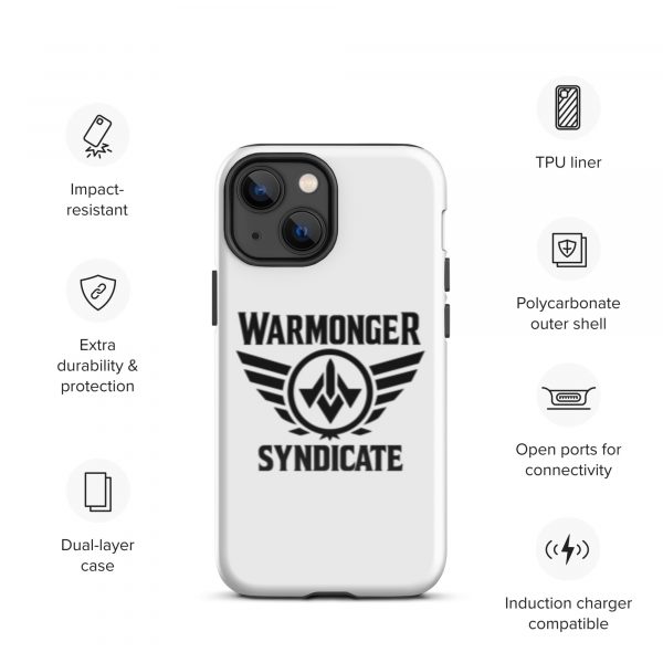 WMS Rugged Case | iPhone® | Brand | White/ Black