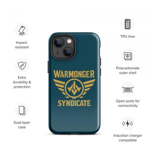 WMS Rugged Case | iPhone® | Brand | U.S. Navy/ Gold