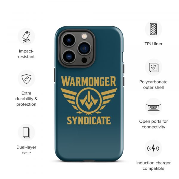WMS Rugged Case | iPhone® | Brand | U.S. Navy/ Gold