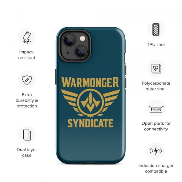 WMS Rugged Case | iPhone® | Brand | U.S. Navy/ Gold