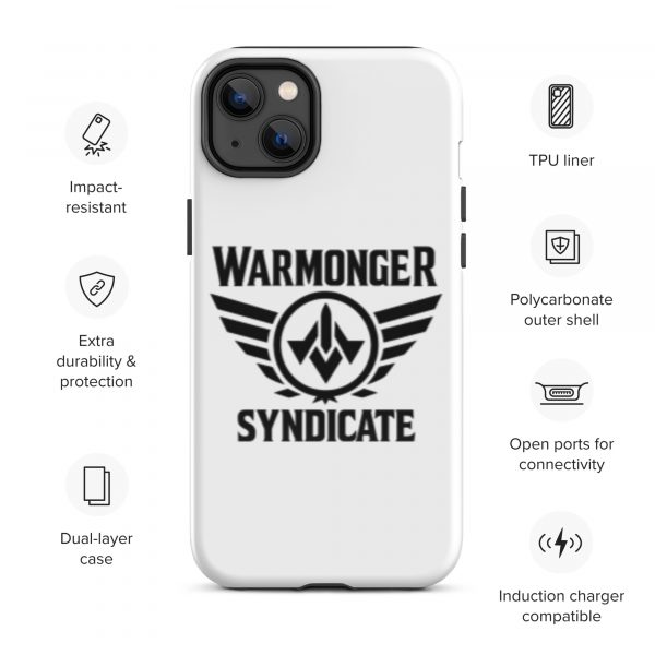 WMS Rugged Case | iPhone® | Brand | White/ Black