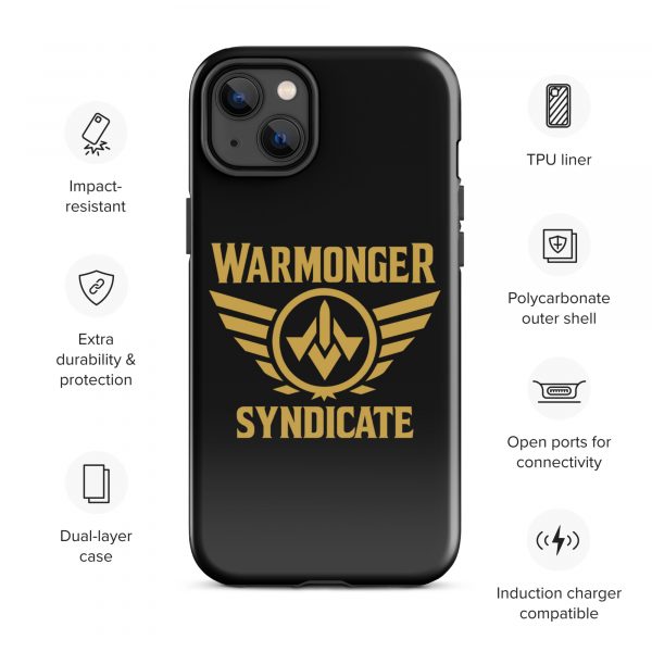 WMS Rugged Case | iPhone® | Brand | Black/ Gold